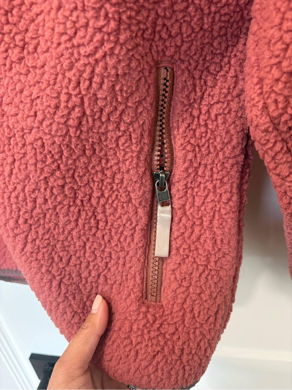 Patagonia Retro Pile Marsupial Pullover Pink Large - Picture 5 of 5